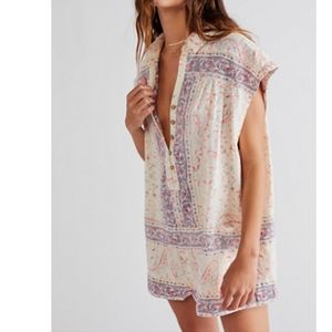 Free People Telly Romper sz XL